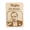 Piękna prośba o zostanie rodzicem chrzestnym magnes zestaw 2 sztuki w kopercie kraftowej